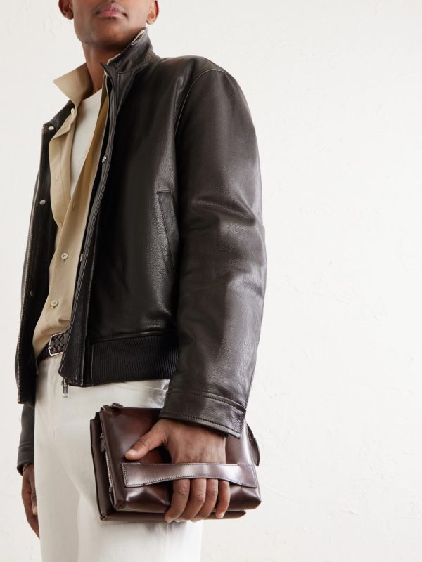 Tersio Gaspard Leather Pouche - FR Tersio Gaspard Leather Pouche - FR