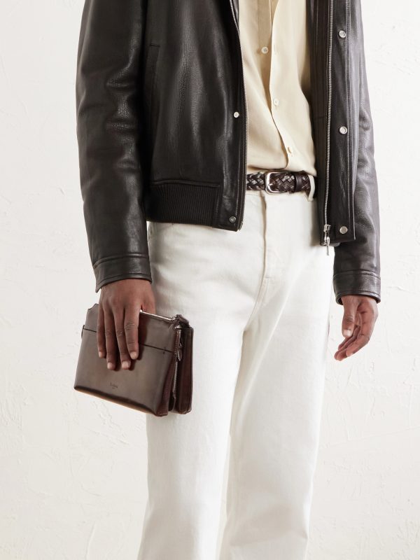 Tersio Gaspard Leather Pouche - OU Tersio Gaspard Leather Pouche - OU