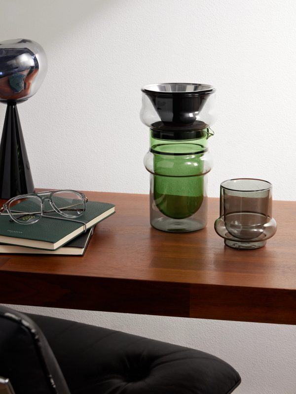 Bump Glass Carafe and Filter Set - OU Bump Glass Carafe and Filter Set - OU