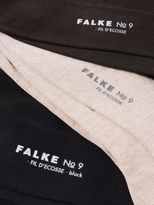 No. 9 Pure Fil d´Écosse Three-Pack Cotton-Blend Socks - CU