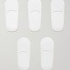 Step Casual Five-Pack No-Show Cotton-Blend Socks