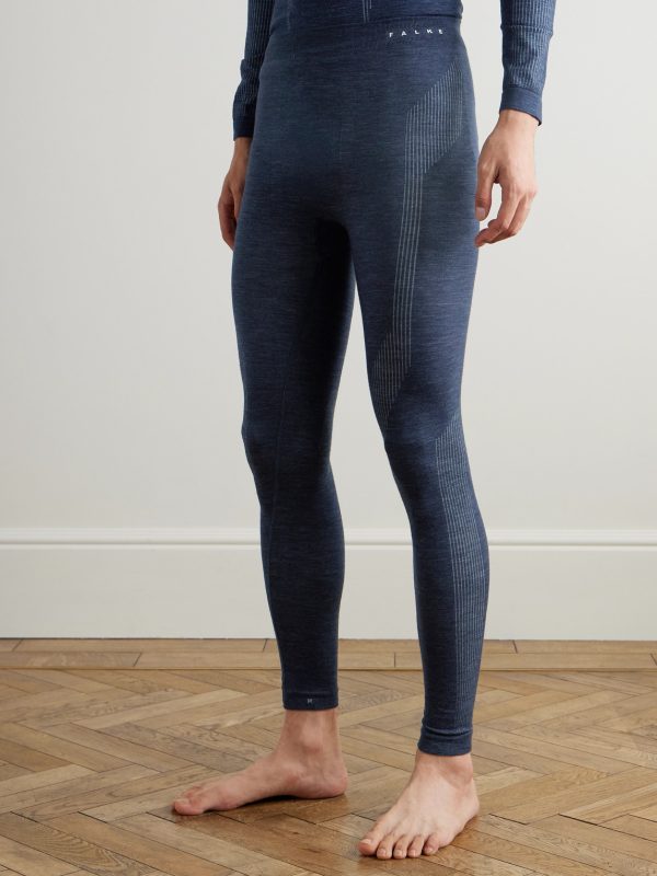 Printed Virgin Wool-Blend Ski Tights - FR Printed Virgin Wool-Blend Ski Tights - FR