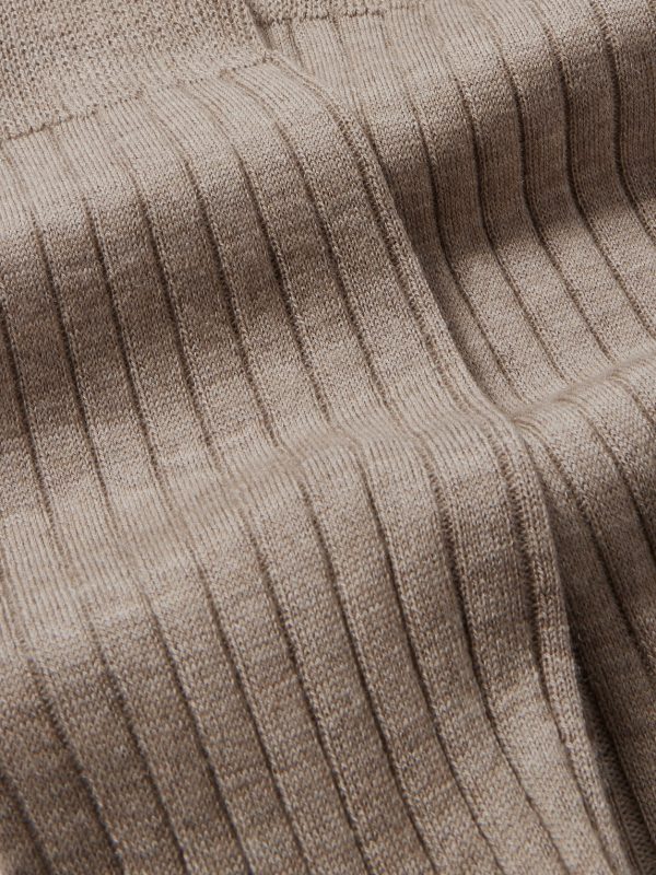 No 2 Ribbed Cashmere-Blend Socks - CU