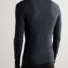 Printed Virgin Wool-Blend Ski Base Layer - BK Printed Virgin Wool-Blend Ski Base Layer - BK