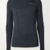 Printed Virgin Wool-Blend Ski Base Layer Printed Virgin Wool-Blend Ski Base Layer