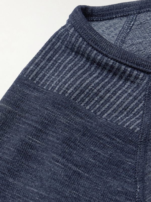 Printed Virgin Wool-Blend Ski Base Layer - CU