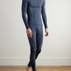 Printed Virgin Wool-Blend Half-Zip Ski Base Layer - OU Printed Virgin Wool-Blend Half-Zip Ski Base Layer - OU