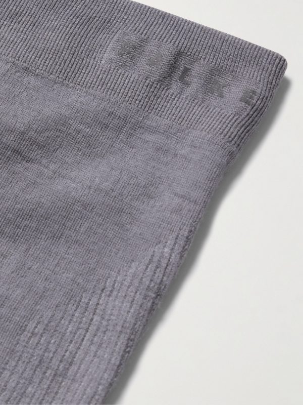 Printed Virgin Wool-Blend Ski Tights - CU