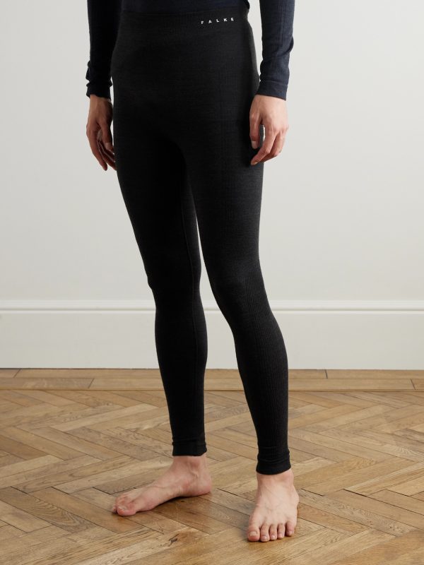 Printed Virgin Wool-Blend Ski Tights - FR