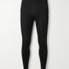 Printed Virgin Wool-Blend Ski Tights