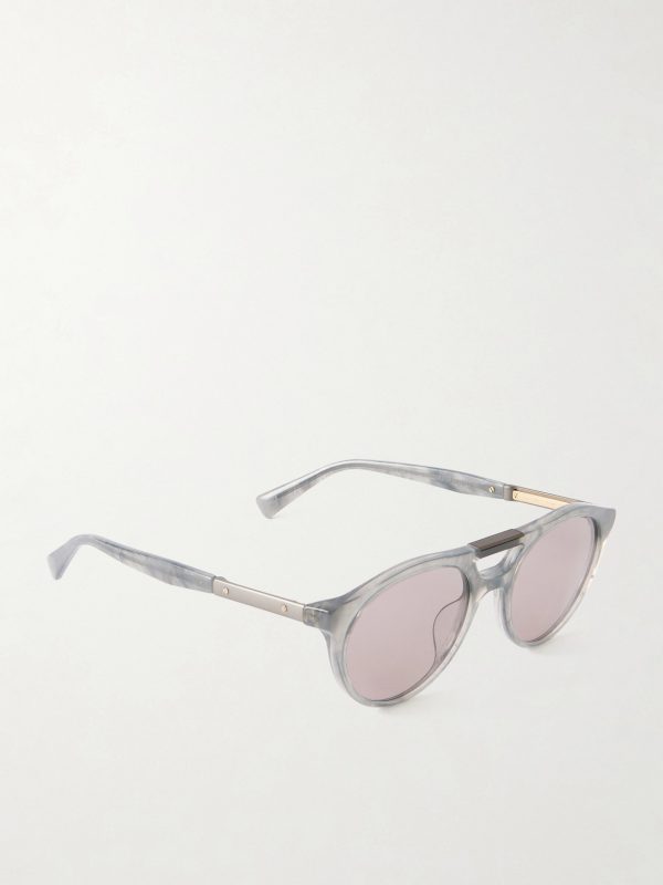 Round-Frame Acetate Sunglasses - FR Round-Frame Acetate Sunglasses - FR