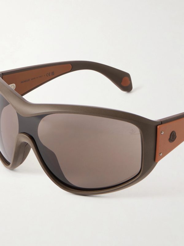 Thyra Oversized Oval-Frame Acetate Sunglasses - CU
