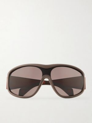 Thyra Oversized Oval-Frame Acetate Sunglasses Thyra Oversized Oval-Frame Acetate Sunglasses