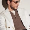 Round-Frame Gold-Tone Sunglasses - OU