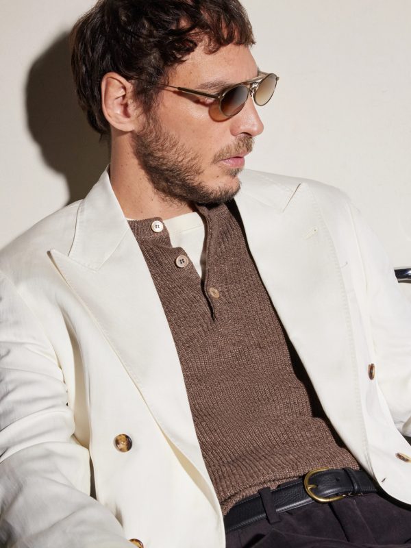 Round-Frame Gold-Tone Sunglasses - OU