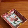 + Beto Val Birdbloom Painted Porcelain Ashtray + Beto Val Birdbloom Painted Porcelain Ashtray