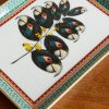 + Beto Val Parrotstem Painted Porcelain Trinket Tray - CU + Beto Val Parrotstem Painted Porcelain Trinket Tray - CU