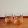 Bamboo Set of Two Crystal Glass Tumblers
