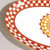 Gold-Trimmed Painted Porcelain Platter - CU