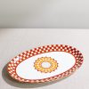 Gold-Trimmed Painted Porcelain Platter