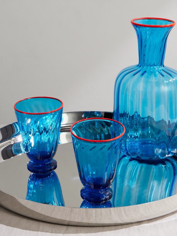 Rainbow Set of Two Murano Glasses - OU