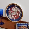 The Dragon Gold-Trimmed Porcelain Decorative Plate - OU The Dragon Gold-Trimmed Porcelain Decorative Plate - OU