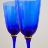Rainbow Set of Two Murano Glass Wine Glasses - CU Rainbow Set of Two Murano Glass Wine Glasses - CU