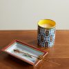 + Beto Val Leaftrail Painted Porcelain Incense Holder - OU + Beto Val Leaftrail Painted Porcelain Incense Holder - OU