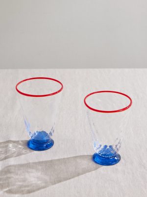 Set of Two Murano Glasses Set of Two Murano Glasses
