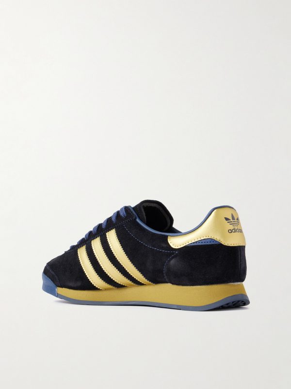 Samoa II Spezial Metallic Leather-Trimmed Suede Sneakers - BK Samoa II Spezial Metallic Leather-Trimmed Suede Sneakers - BK
