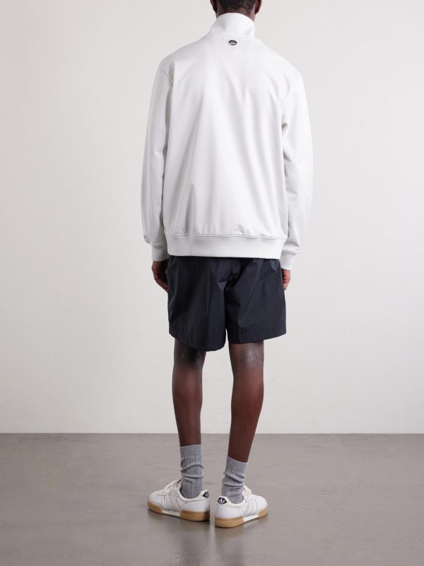 Backhill Zip-Up Cotton-Blend Jersey Sweater - BK Backhill Zip-Up Cotton-Blend Jersey Sweater - BK