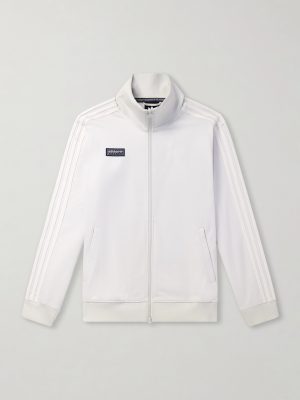 Backhill Zip-Up Cotton-Blend Jersey Sweater