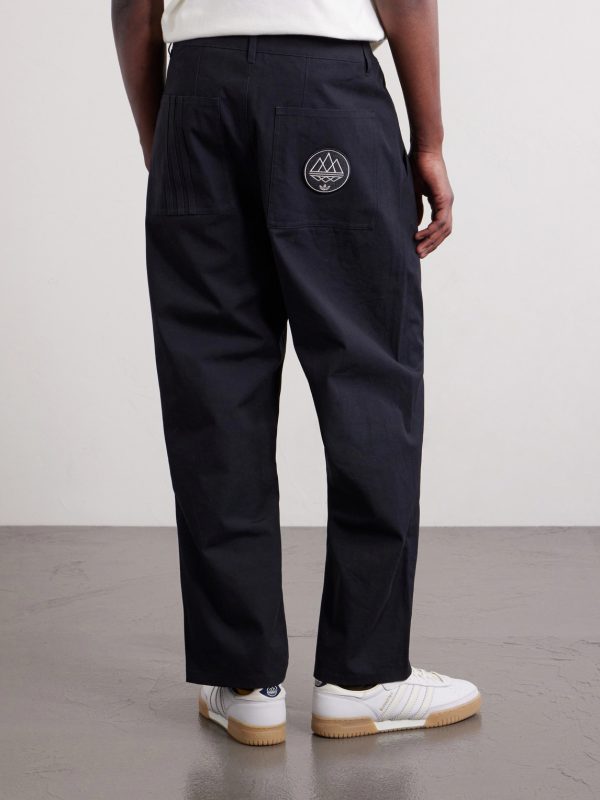 Stadt Spezial Barrel-Leg Cotton Trousers - BK