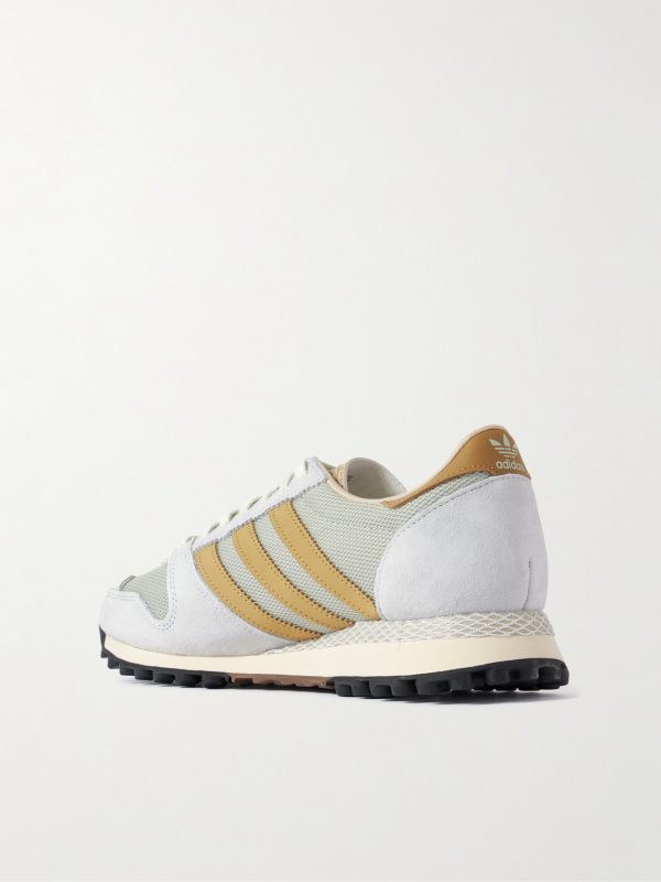 Longridge Spezial Leather-Trimmed Mesh and Suede Sneakers - BK Longridge Spezial Leather-Trimmed Mesh and Suede Sneakers - BK