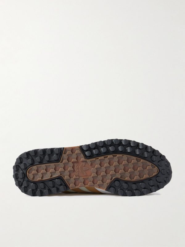 Longridge Spezial Leather-Trimmed Mesh and Suede Sneakers - E1 Longridge Spezial Leather-Trimmed Mesh and Suede Sneakers - E1