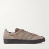 Topanga II Spezial Leather-Trimmed Brushed-Suede Sneakers