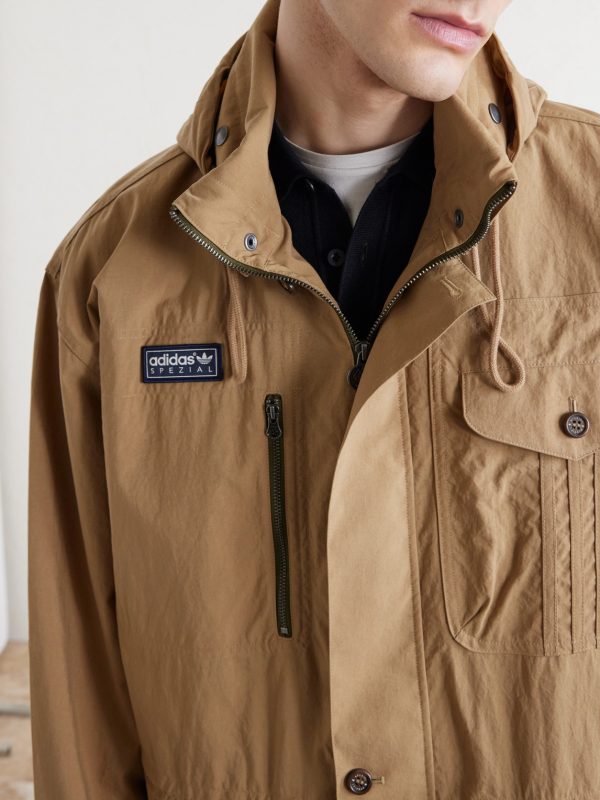 Longridge Spzl Logo-Appliquéd Shell Hooded Jacket - CU Longridge Spzl Logo-Appliquéd Shell Hooded Jacket - CU