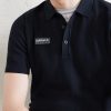 Bispham Spzl Logo-Appliquéd Knitted Polo Shirt - CU Bispham Spzl Logo-Appliquéd Knitted Polo Shirt - CU