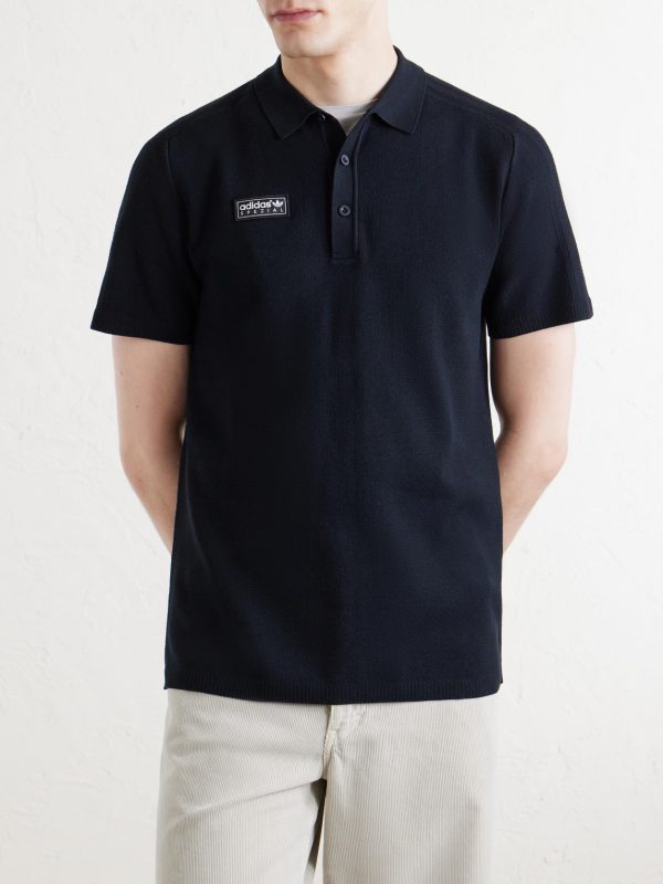 Bispham Spzl Logo-Appliquéd Knitted Polo Shirt - FR Bispham Spzl Logo-Appliquéd Knitted Polo Shirt - FR