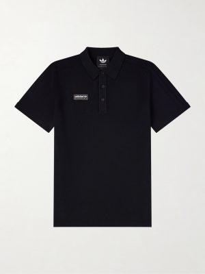 Bispham Spzl Logo-Appliquéd Knitted Polo Shirt
