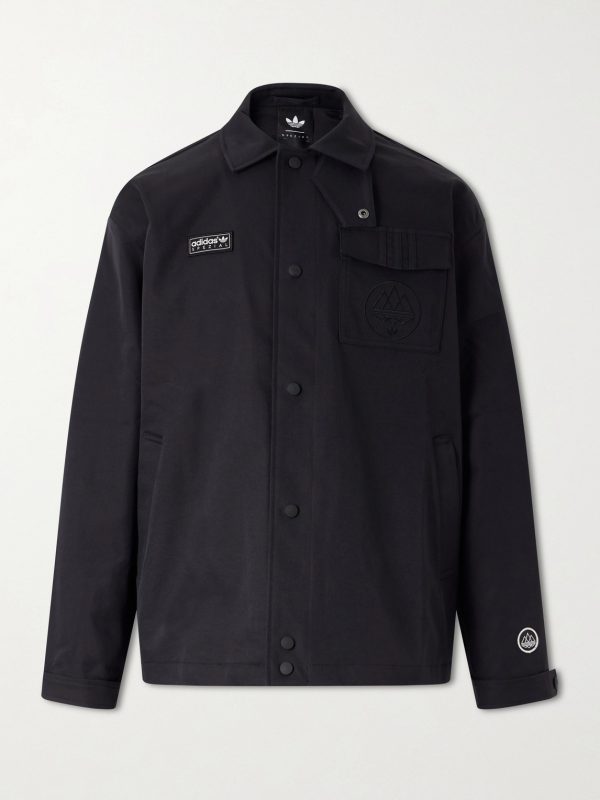 Wingrove II Logo-Appliquéd Recycled-Twill Jacket Wingrove II Logo-Appliquéd Recycled-Twill Jacket