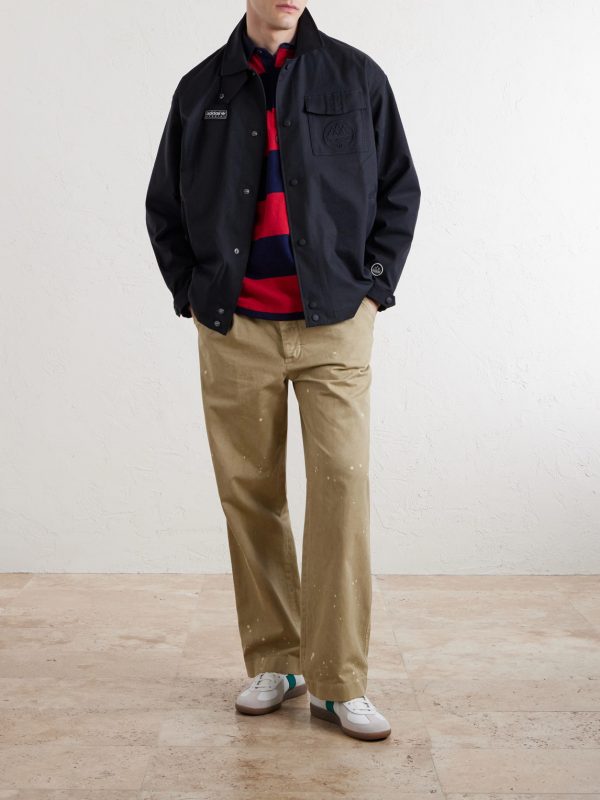 Wingrove II Logo-Appliquéd Recycled-Twill Jacket - OU Wingrove II Logo-Appliquéd Recycled-Twill Jacket - OU