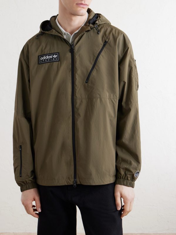 Buckstead Spzl Logo-Appliquéd Recycled-Shell Hooded Jacket - FR