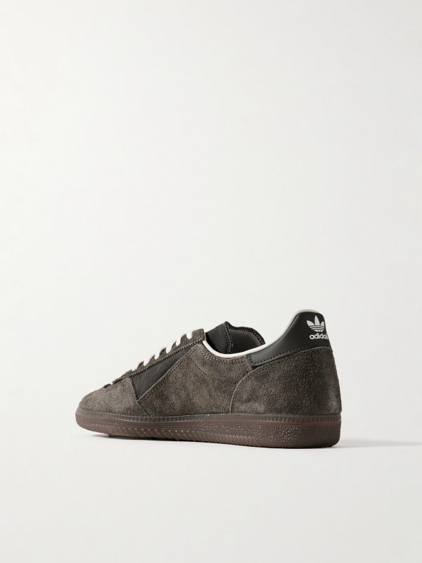 Wensley Spezial Suede and Leather-Trimmed Shell Sneakers - BK