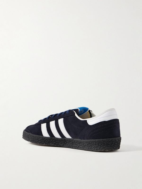 München II Spezial Leather-Trimmed Suede Sneakers - BK