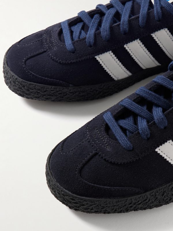 München II Spezial Leather-Trimmed Suede Sneakers - CU
