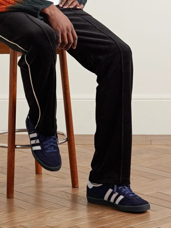 München II Spezial Leather-Trimmed Suede Sneakers - OU