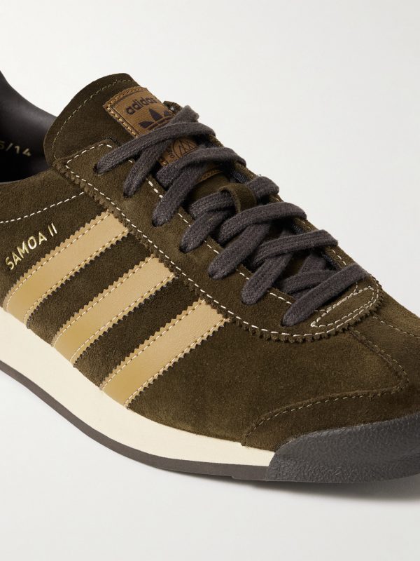 Samoa II Spezial Leather-Trimmed Suede Sneakers - CU Samoa II Spezial Leather-Trimmed Suede Sneakers - CU
