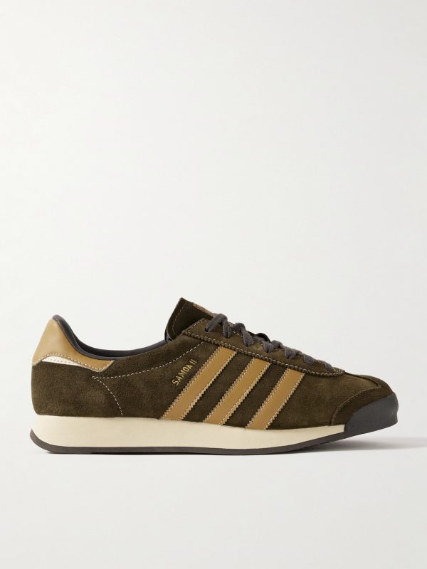 Samoa II Spezial Leather-Trimmed Suede Sneakers Samoa II Spezial Leather-Trimmed Suede Sneakers