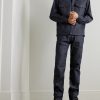 Corduroy-Trimmed Denim Jacket - OU Corduroy-Trimmed Denim Jacket - OU